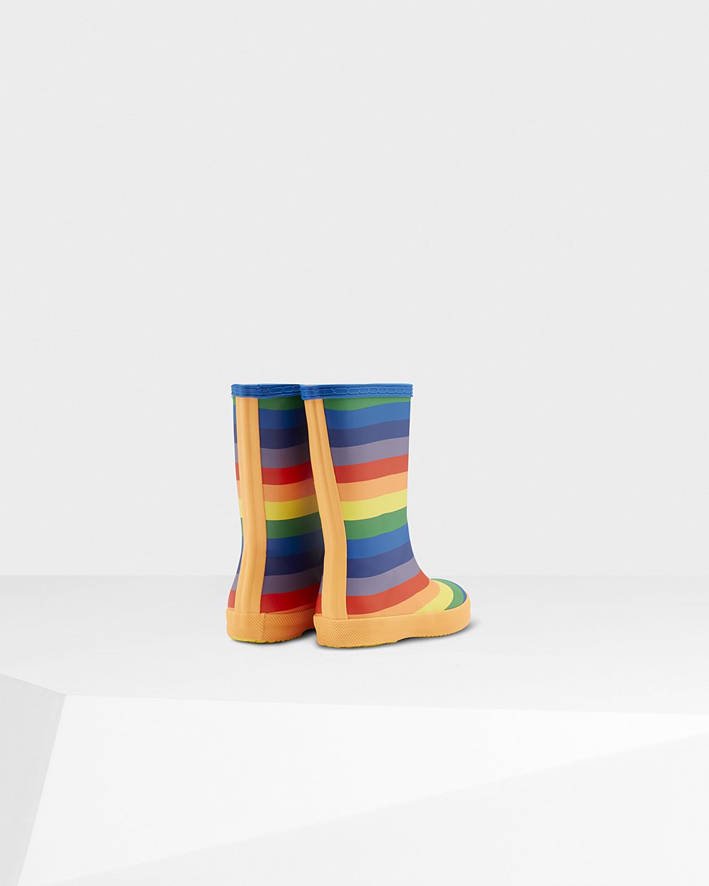 Galochas Hunter Criança Multicoloridas - Original First Classic Rainbow - 51UANRKCZ